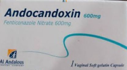 Picture of ANDOCANDOXIN 600 MG 1 VAGINAL CAPS.