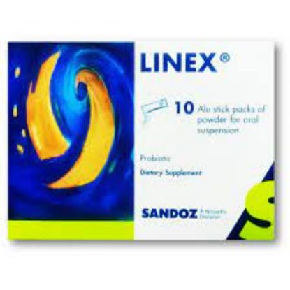Picture of LINEX 10 STICKS OF PD. FOR ORAL SUSP.