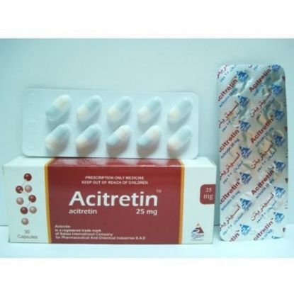 Picture of ACITRETIN 25MG 30 CAPS.
