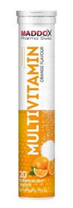 Picture of MADDOX MULTIVITAMIN 20 EFF. TABS.