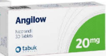 Picture of ANGILOW 20 MG 30 TABS.