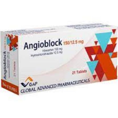 Picture of ANGIOBLOCK 150/12.5 MG 21 F.C. TABS.