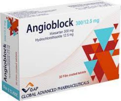 Picture of ANGIOBLOCK 300/12.5 MG 30 F.C. TABS.