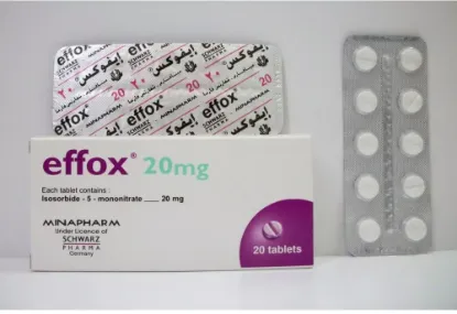 Picture of ANGIOFOX (EFFOX) 20 MG  20 TABS.