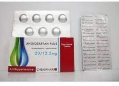 Picture of ANGIOSARTAN PLUS 20/12.5MG 28 F.C. TABS.