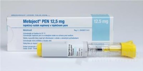 Picture of METOJECT 12.5 MG/0.25 ML I.M./I.V./S.C. PREFILLED SYRINGE