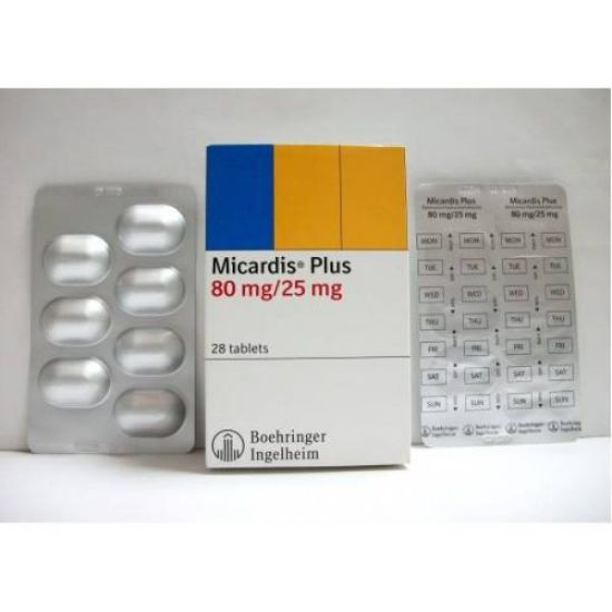 Picture of MICARDIS PLUS 80/25 MG 28 TABS.