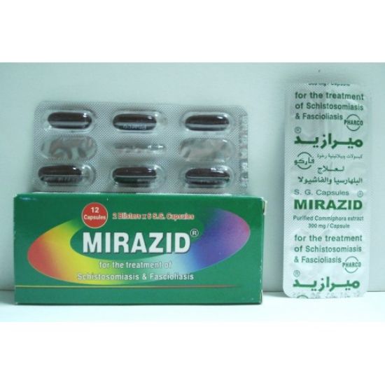 Picture of MIRAZID 300 MG 12 CAPS