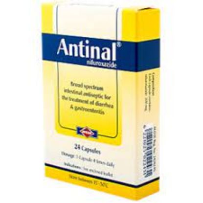 Picture of ANTINAL 200MG 24 CAPS.