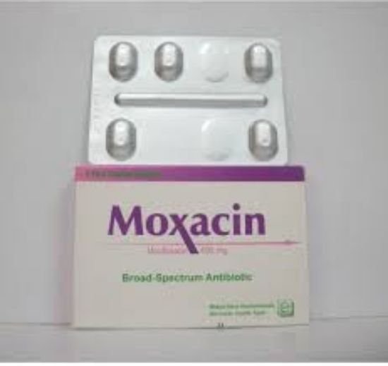 Picture of MOXACIN 400 MG 5 F.C.TABS.