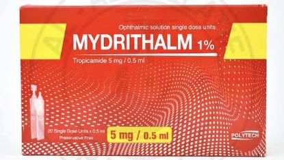 Picture of MYDRITHALM 1% EYE DROPS 20*0.5 ML SDU
