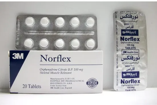 Picture of NORFLEX 100 MG 20 TABS.
