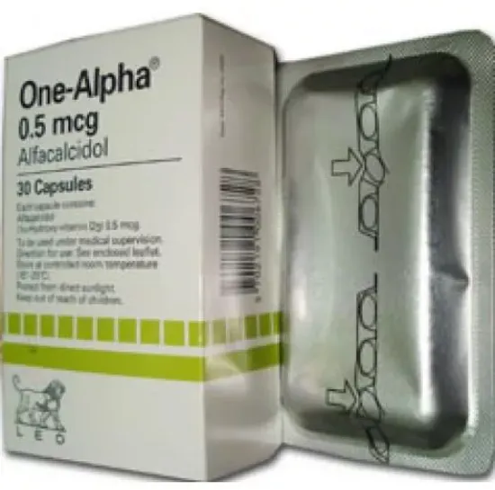 Picture of ONE ALPHA 0.5 MCG 30 CAPS.