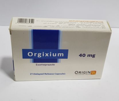 Picture of ORGIXIUM 40MG DR 21 CAPS.