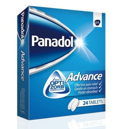 Picture of PANADOL ADVANCE 500 MG 24 TABLETS