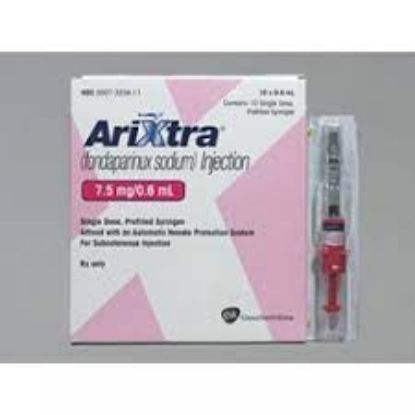 Picture of ARIXTRA 7.5MG/0.6ML 10 S.C PREFILLED SYRINGES