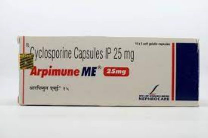 Picture of ARPIMUNE ME 25MG  50 S.G. CAPS.
