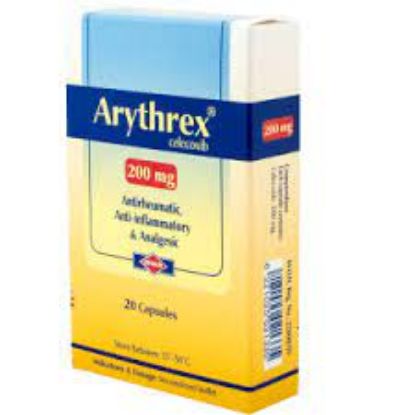 Picture of ARYTHREX 200MG 20 CAPS.