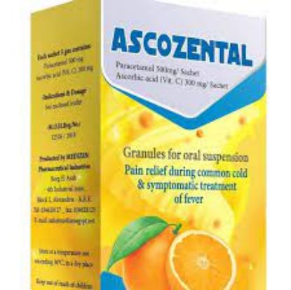 Picture of ASCOZENTAL 10 GRANULES FOR ORAL SUSP. SACHETS