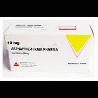 Picture of ASENAPINE-HIKMA 10MG 30 SUBLINGUAL TABS.
