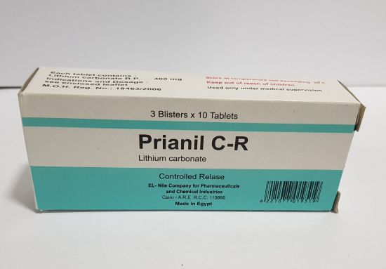 Picture of PRIANIL C.R. 400MG 30 CONTROLLED REL. TAB.