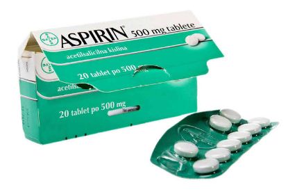 Picture of ASPIRIN 500 MG 10 TABS. B.P.2001