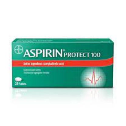 Picture of ASPIRIN PROTECT 100 MG 20 GASTRO-RESISTANT TABS.