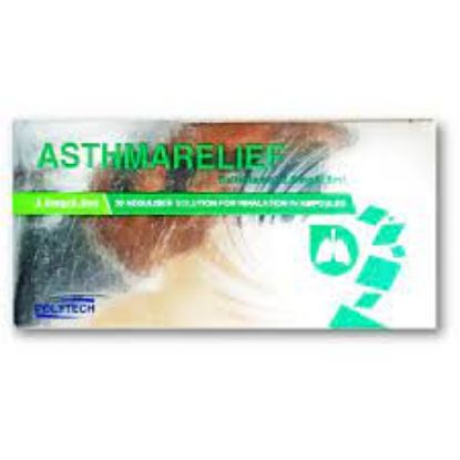 Picture of ASTHMARELIEF 2.5 MG NEBULIZER SOLN. 20 AMP. 2.5ML