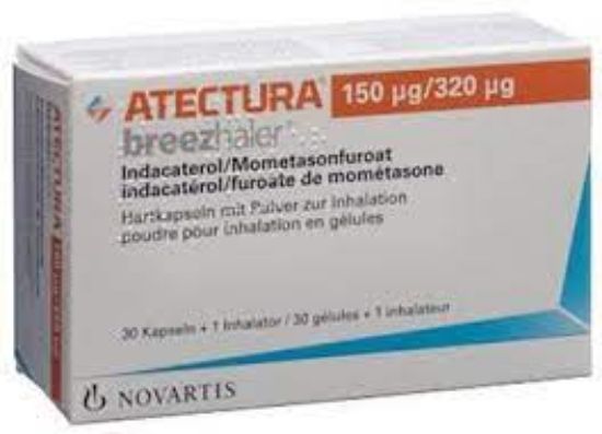 Picture of ATECTURA BREEZHALER 150/320 MCG 30 INH. CAPS.+INHALER