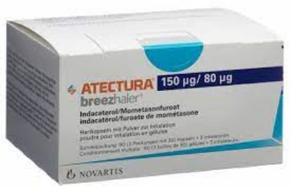 Picture of ATECTURA BREEZHALER 150/80 MCG 30 INH. CAPS.+INHALER