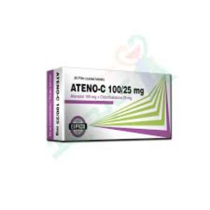 Picture of ATENO-C 100/25MG 20 TAB.