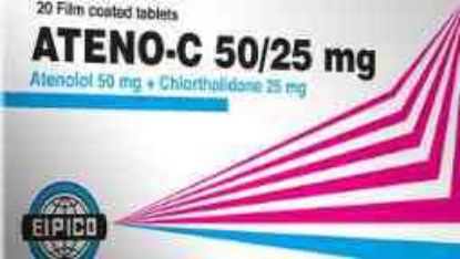 Picture of ATENO-C 50/25MG 20 TAB.
