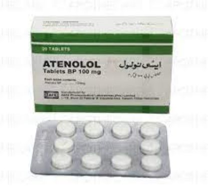 Picture of ATENOLOL 100MG 20 TAB.B.P.2000