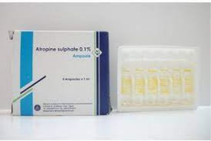 Picture of ATROPINE SULPHATE 1MG/ML 100 AMP. (CID)