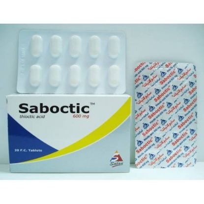 Picture of SABOCTIC 600MG 20 F.C. TAB.