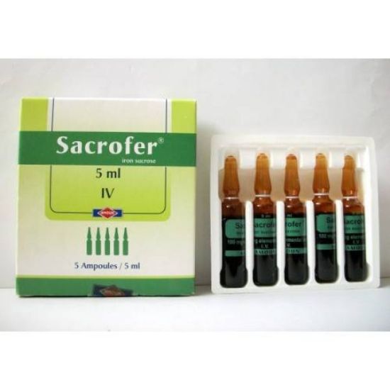 Picture of SACROFER 100MG/5ML  5 AMP FOR I.V. INJ.