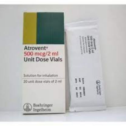 Picture of ATROVENT 500 MCG/2ML 20 UNIT DOSE VIAL.