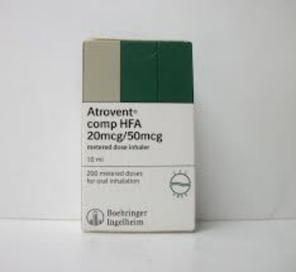 Picture of ATROVENT COMB HFA 20/50 MCG 200 METERED DOSE INHALER