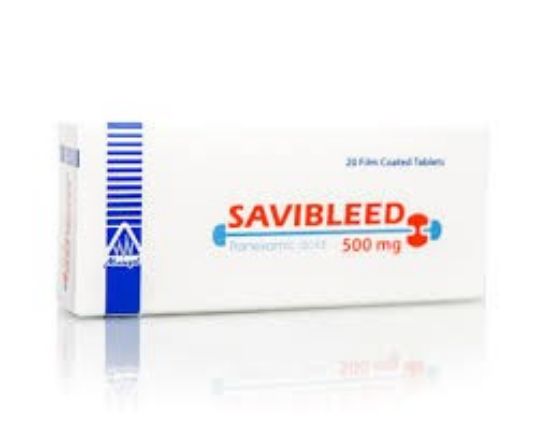 Picture of SAVIBLEED 500 MG 20 F.C.TABS.