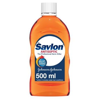 Picture of SAVLON ANTISEPTIC SOLUTION 500 ML