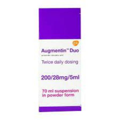 Picture of AUGMENTIN DUO 228MG/5ML SUSP. 70 ML