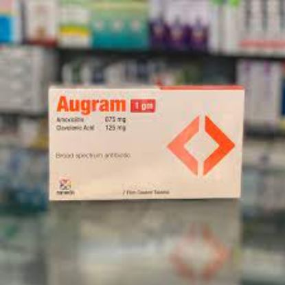 Picture of AUGRAM 156.25 MG 20 CHEWABLE TABLETS