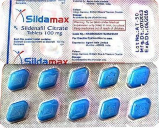 Picture of SILDENAMAX 100MG TABLET