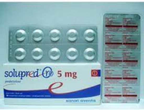 Picture of SOLUPRED ORO 5 MG 30 ORODISPERSIBLE TABS.