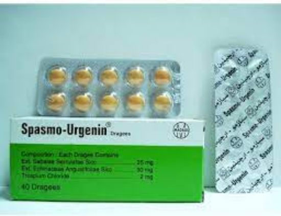 Picture of SPASMO-URGENIN 40 TAB.