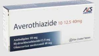 Picture of AVEROTHIAZIDE 10/40/12.5 MG 30 F.C.TABS.