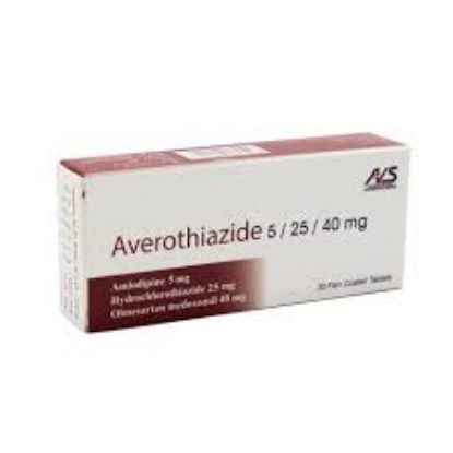 Picture of AVEROTHIAZIDE 5/40/12.5 MG 30 F.C.TABS.