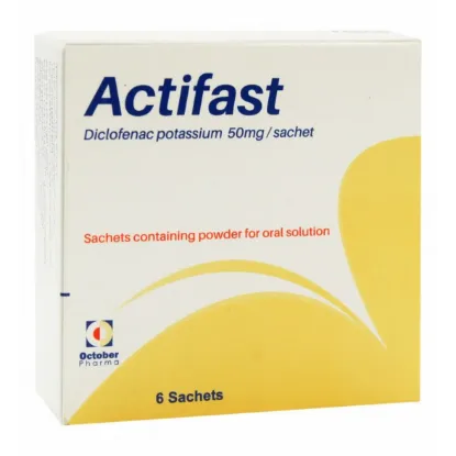 Picture of ACTIFAST 50 MG 6 SACHETS