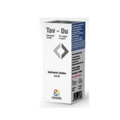 Picture of TAV-DU 40MCG+5MG/ML EYE DROPS 2.5 ML