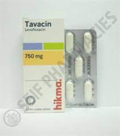 Picture of TAVACIN 750 MG 5 F.C.TABS.